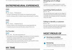 Sample Resume Of A Co Founder Steve Jobs’ Apple Ceo Resume Example Enhancv