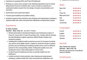 Sample Resume Of A Data Analyst Analyst Resume Sample – Good Resume Examples