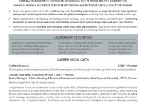 Sample Resume Of Corporate Director Of Revenue Management Samples – Executive Resume Services