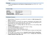 Sample Resume Of Datastage Developer with 2 Years Experience Electrical and Electrical Engineering) Pdf Data Warehouse Data