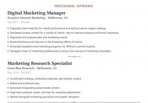 Sample Resume Of Digital Marketing Manager Digital Marketing Manager Resume Example with Content Sample …