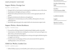 Sample Resume Of Disability Care Worker Support Worker Cv Examples & Writing Tips 2022 (free Guide)