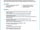 Sample Resume Of Finance Accounting Graduate Finance Graduate Cv Example Land A top Job