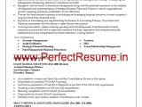 Sample Resume Of Finance Manager In India Finance Manager, Chartered Accountant Resume Sample Pdf …