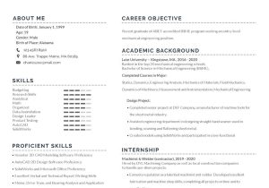 Sample Resume Of Fresher Mechanical Engineer Mechanical Engineer Fresher Resume Template – Word, Apple Pages …