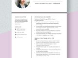 Sample Resume Of Healthcare Project Manager Healthcare Project Manager Resume Template – Word, Apple Pages …