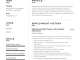 Sample Resume Of High School English Teacher English Teacher Resume & Writing Guide  12 Free Templates 2022