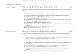 Sample Resume Of High School English Teacher English Teacher Resume & Writing Guide  12 Free Templates 2022