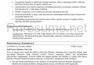 Sample Resume Of Icu Staff Nurse Icu Rn Resume Sample Http://www.rnresume.net/check-our-rn-resume …