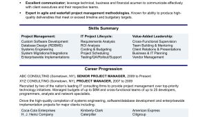 Sample Resume Of It Project Manger It Project Manager Resume Monster.com