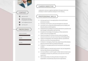 Sample Resume Of Logistics Operations Manager Logistics Operations Manager Resume Template – Word, Apple Pages …