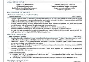 Sample Resume Of Logistics Supply Chain Manager Logistics Manager Resume Example Resume4dummies