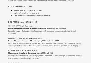 Sample Resume Of Logistics Supply Chain Manager Supply Chain Manager Resume Supply Chain and Logistics Executive …