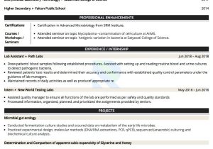 Sample Resume Of Medical Laboratory assistant Sample Resume Of Medical Lab Technician with Template & Writing …