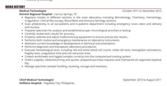 Sample Resume Of Medical Technologist Philippines Resume Samples for Healthcare Workers In the Philippines â Filipiknow