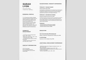 Sample Resume Of Occupational therapy assistant How to Make Your Ot Resume Stand Out â¢ Ot Potential