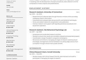Sample Resume Research Lab Technician Graduate Student Research assistant Resume Examples & Writing Tips 2022 (free Guide)