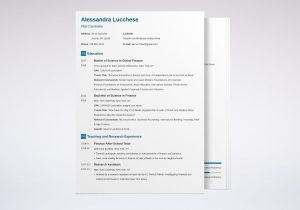 Sample Resume Samples for Graduate Admissions Resume for Graduate School Application [template & Examples]