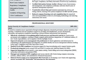 Sample Resume Sap Security and Compliance Director Compliance Officer Resume is Well Designed to Get the attention Of …