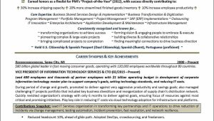 Sample Resume Senior Information Technology Executive Senior Technology Executive Resume – Distinctive Career Services