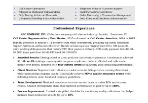 Sample Resume Showing Telephone Answering Skills Call Center Resume Sample Monster.com Sample Resume Showing Telephone Answering Skills Call Center Resume Sample Monster.com