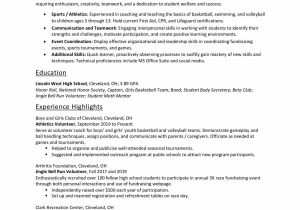 Sample Resume Skills for It Students Resume Skills for High School Students with Examples