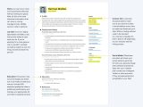 Sample Resume Template for Experienced Candidate Job Winning Resume Templates 2021 (free) Â· Resume.io