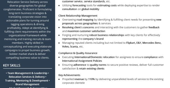 Sample Resume with Achievements Business Operations Operations Resume Examples & Resume Samples [2020]