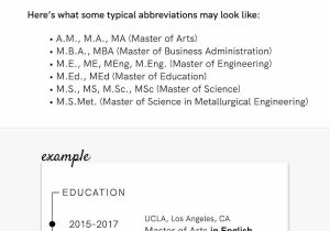 Sample Resume with associates Degree Listed How to List A Degree On A Resume [associate, Bachelor’s & Master’s]