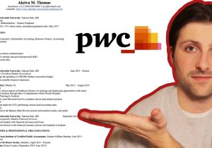 Sample Resume with Big 4 Tax Internexperience the Resume to Get Into Pwc Tax Internship