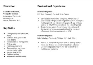 Sample Resume with Ciw Web Development associate software Engineer Resume Example In 2022 – Resumebuilder.com