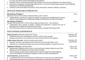 Sample Resume with Co Op Experience Engine Research Engineer Cv October 2021