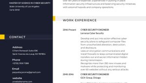 Sample Resume with Comp Tia Security Credentials 5 Cyber Security Resume Examples with Cover Letter & Jd – Webson Job