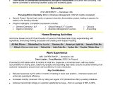 Sample Resume with Different Work Experience Resume for Internship Monster.com