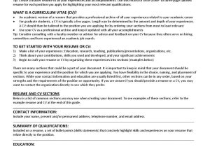 Sample Resume with Expected Graduation Date Graduate Resume and Curriculum Vitae Guide by Armenatzoglou Maria …