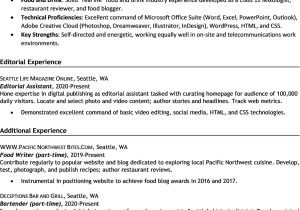 Sample Resume with Full and Part Time Experience How to Include Part-time Work On A Resume