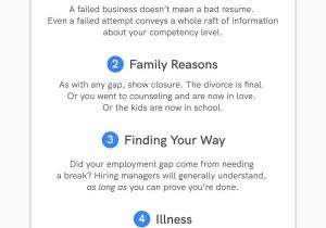 Sample Resume with Gaps In Employment to Take Care Child How to Explain Gaps In Employment (resume & Cover Letter)