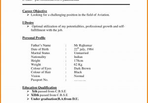 Sample Resume with Height and Weight 18 Latest Resume format Ideas Resume format, Resume format …
