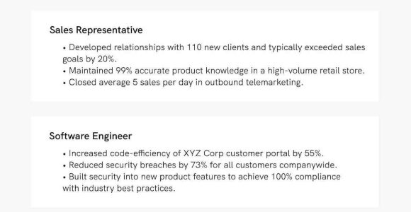 Sample Resume with Honors and Awards Accomplishments for A Resume: Key Achievements & Awards