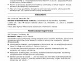 Sample Resume with Masters Degree In Progress Entry-level Biochemist Resume Sample Monster.com