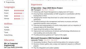 Sample Resume with Migration Of Company Systems Information Systems Resume Template 2022 Writing Tips – Resumekraft