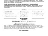 Sample Resume with Migration Of Company Systems Sample Resume for An Experienced Systems Administrator Monster.com