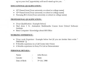 Sample Resume with Only One Job Experience How to Write A Resume with Only One Job – Derel