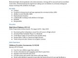 Sample Resume without High School Diploma High School Resume Examples – Resumebuilder.com