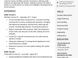 Sample Resumes for Bank Teller Positions Bank Teller Resume Sample & Writing Tips