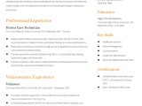 Sample Resumes for Pct after First Year Of Nursing School Patient Care Technician Resume Examples In 2022 – Resumebuilder.com