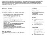 Sample Resumes for Pct after First Year Of Nursing School Patient Care Technician Resume Examples In 2022 – Resumebuilder.com