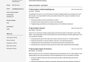 Sample Resumes for Qa Analyst with 3 Years Experience It Qa Analyst Resume & Guide 14 Templates Free