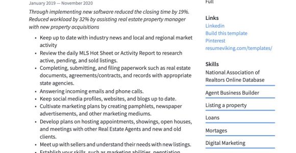 Sample Resumes for Real Estate Transaction Services Rets Real Estate Agent Resume & Writing Guide  20 Templates Pdf & Word