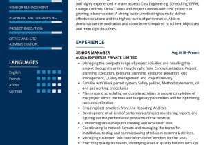 Sample Resumes for Senior It Admin Senior Manager Cv Example 2022 Writing Tips – Resumekraft